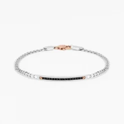 Bracciale Zancan in oro bianco con diamanti.