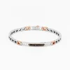 Bracciale  Zancan in oro bianco con diamanti.
