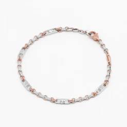 Bracciale Zancan in oro bianco con diamanti.