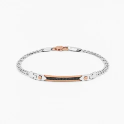 Bracciale Zancan in oro bianco con diamanti.