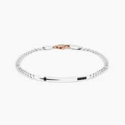Bracciale Zancan in oro bianco con diamanti.