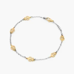 Bracciale  Zancan in oro bianco e ancora