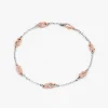 Bracciale  Zancan in oro bianco e nodo nautico