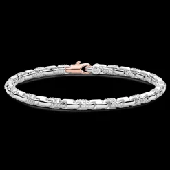 Bracciale Zancan in oro bianco 18kt e diamanti.