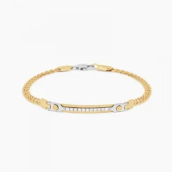 Bracciale  Zancan in oro giallo con diamanti.