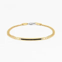 Bracciale  Zancan in oro giallo con diamanti.