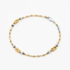 Bracciale  Zancan in oro giallo e nodo nautico