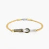 Bracciale  Zancan in oro giallo con diamanti.