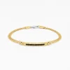 Bracciale  Zancan in oro giallo con diamanti.