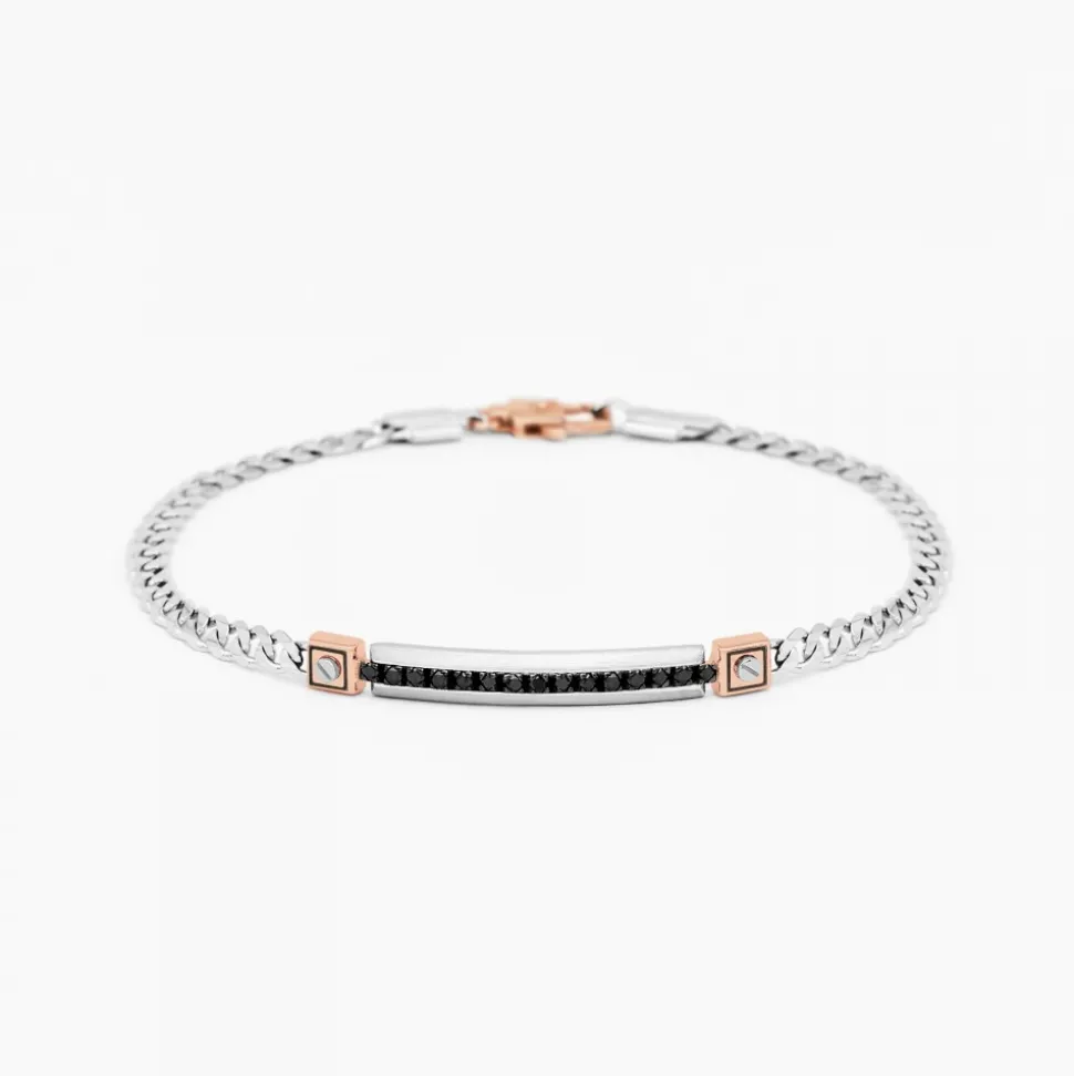 Bracciale Zancan in oro giallo con diamanti.