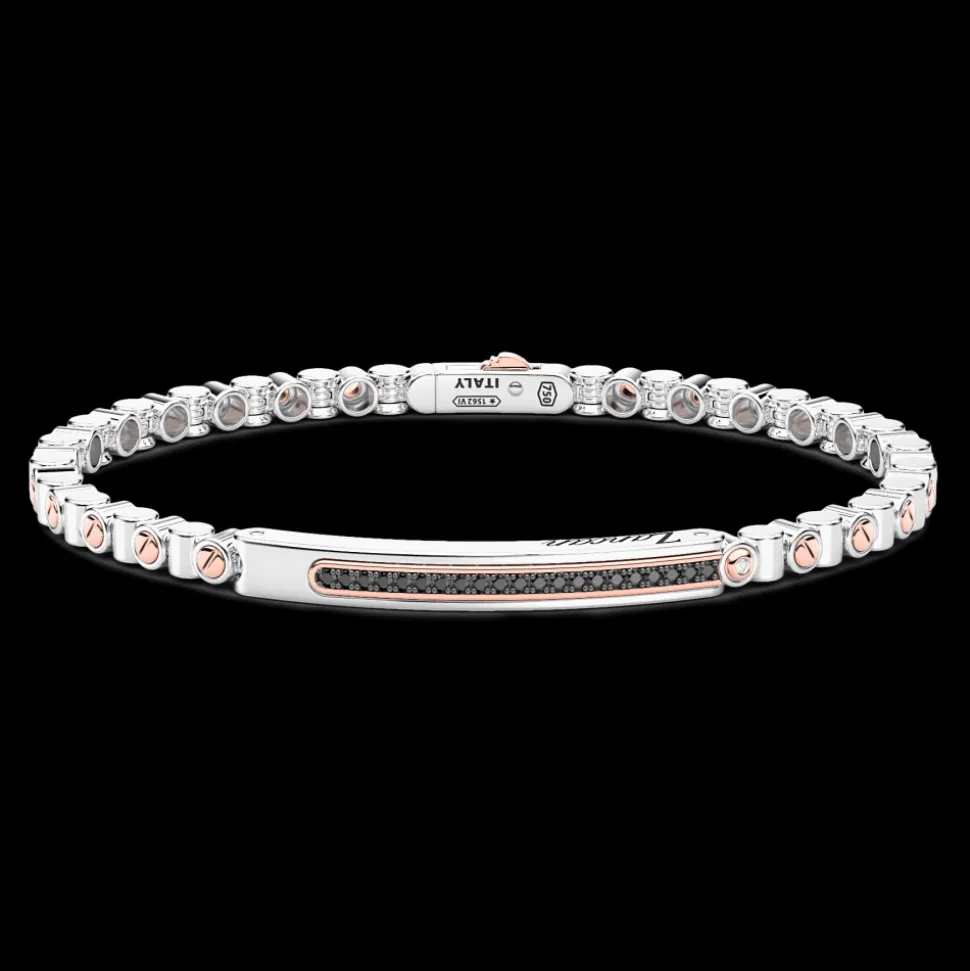 Bracciale Zancan in oro 18kt e diamanti neri.