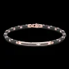 Bracciale Zancan in oro 18kt e ceramica nera.