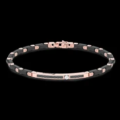 Bracciale Zancan in oro 18kt e ceramica nera.