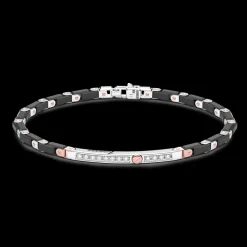 Bracciale Zancan in oro 18kt e ceramica nera.
