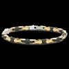 Bracciale Zancan in oro 18kt e ceramica nera.