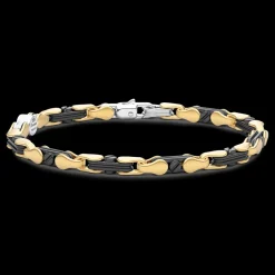 Bracciale Zancan in oro 18kt e ceramica nera.