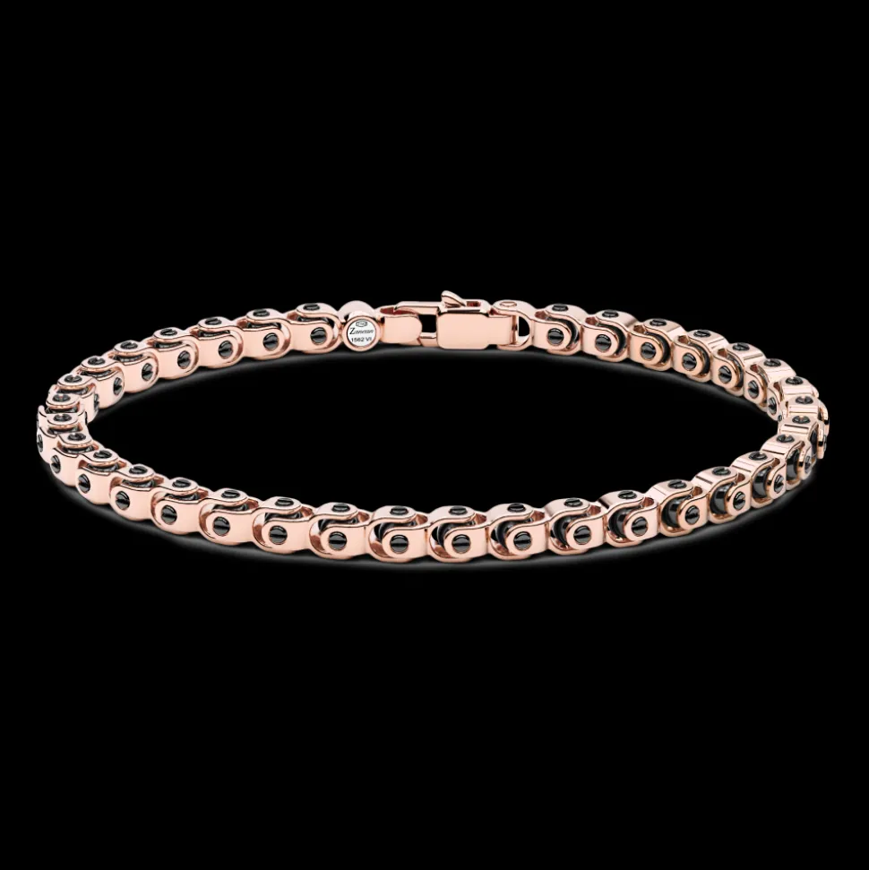 Bracciale Zancan in oro 18kt e ceramica nera.