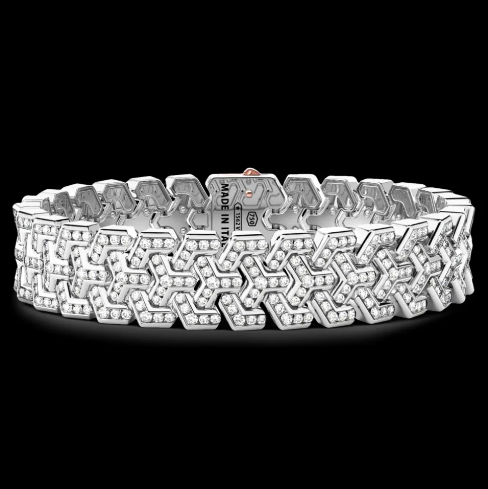 Bracciale Zancan in oro 18kt e diamanti.