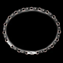 Bracciale Zancan in oro 18kt e ceramica nera.