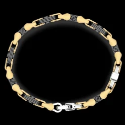 Bracciale Zancan in oro 18kt e ceramica nera.