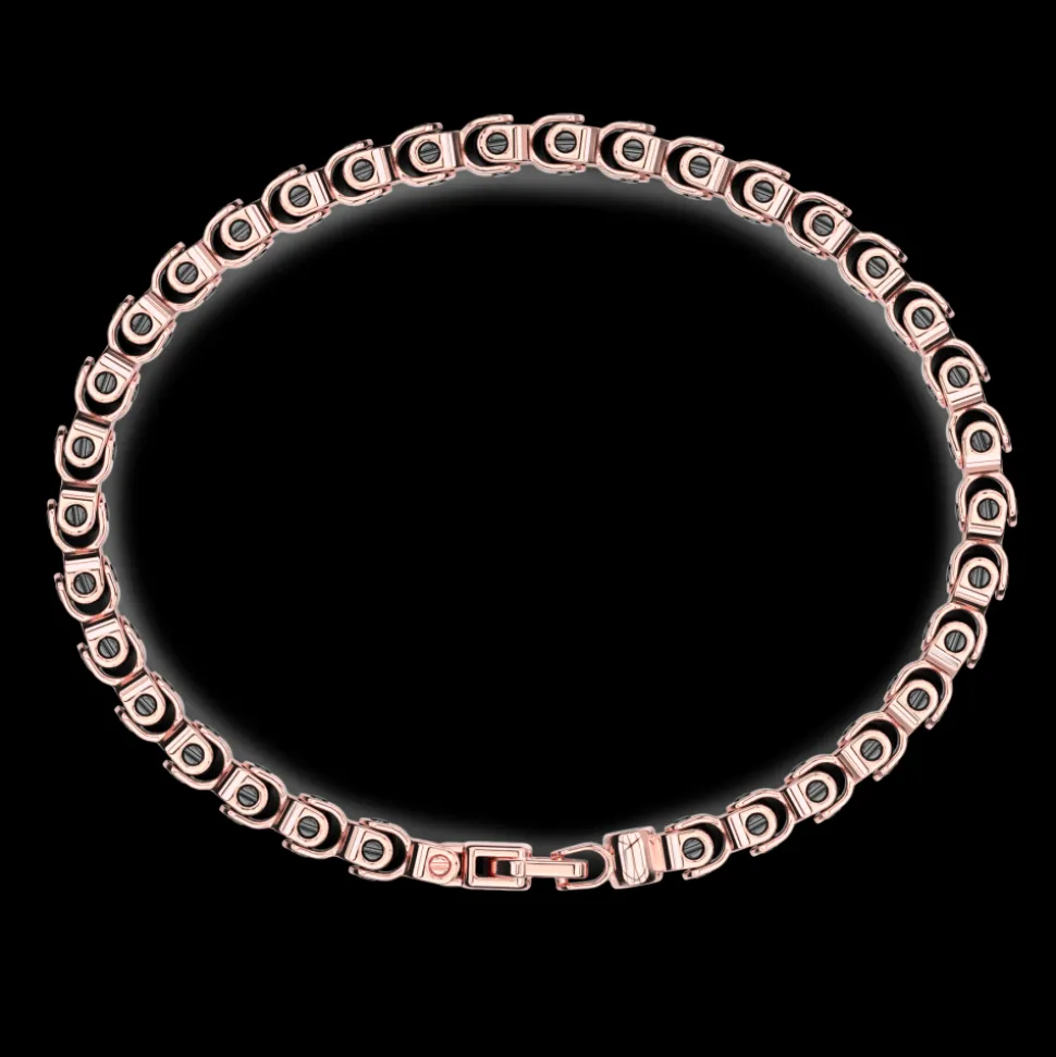 Bracciale Zancan in oro 18kt e ceramica nera.