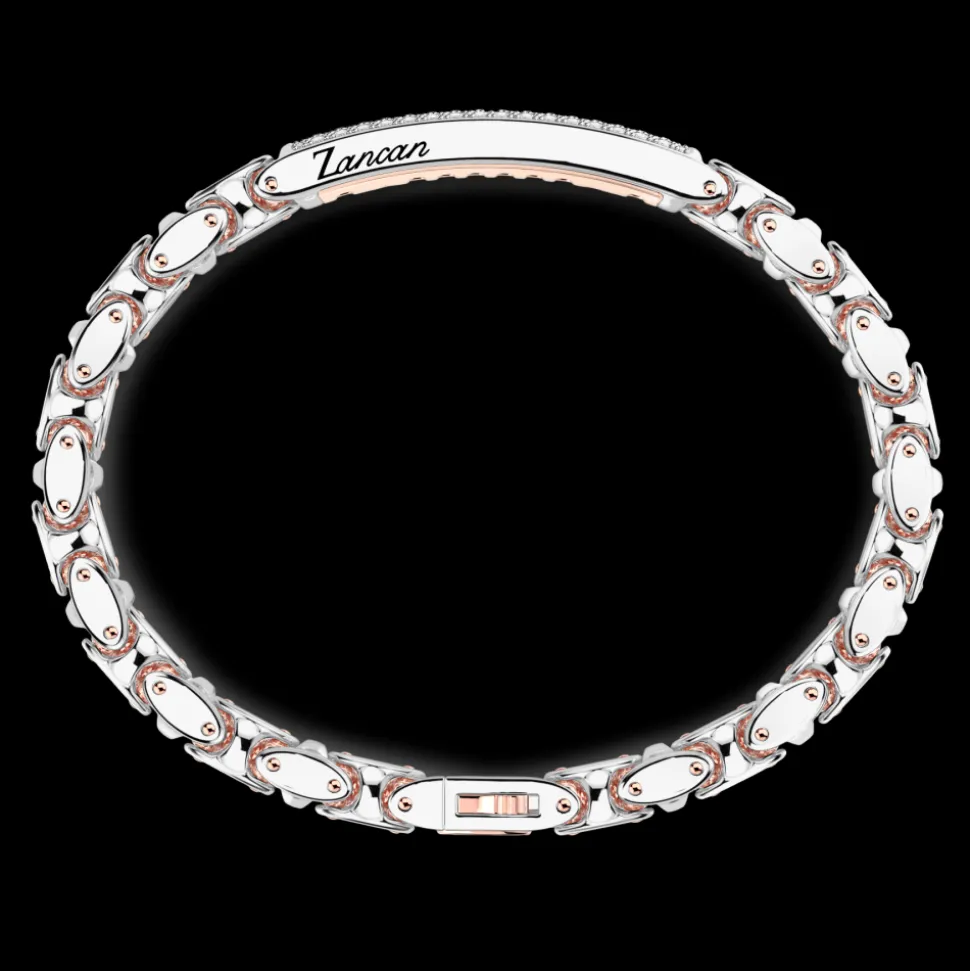 Bracciale Zancan in oro 18kt e diamanti.
