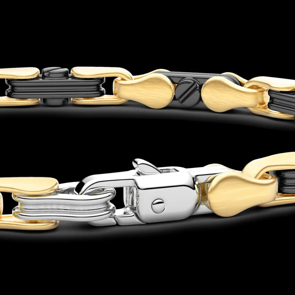 Bracciale Zancan in oro 18kt e ceramica nera.