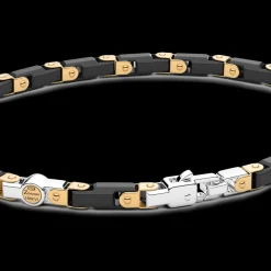 Bracciale Zancan in oro 18kt e ceramica nera.