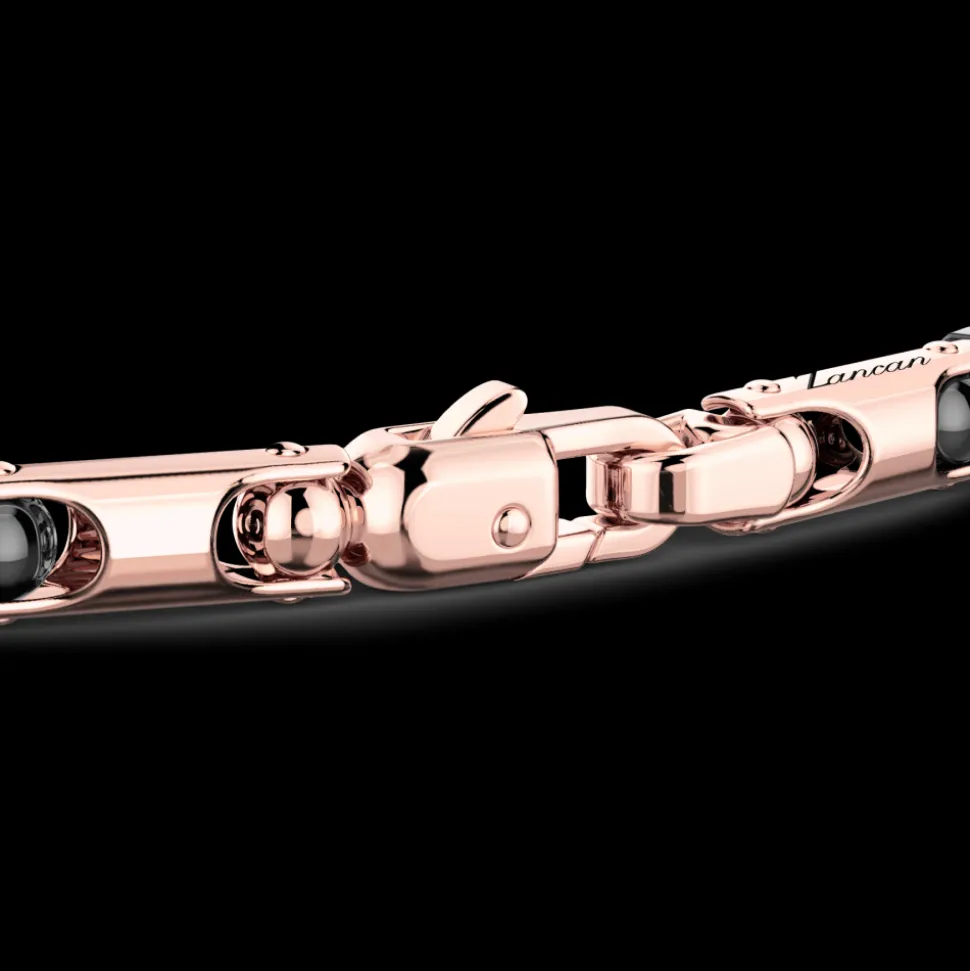 Bracciale Zancan in oro 18kt e ceramica nera.