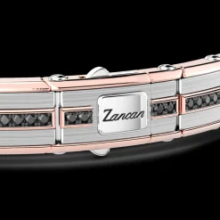 Bracciale Zancan in oro 18kt con diamanti neri.