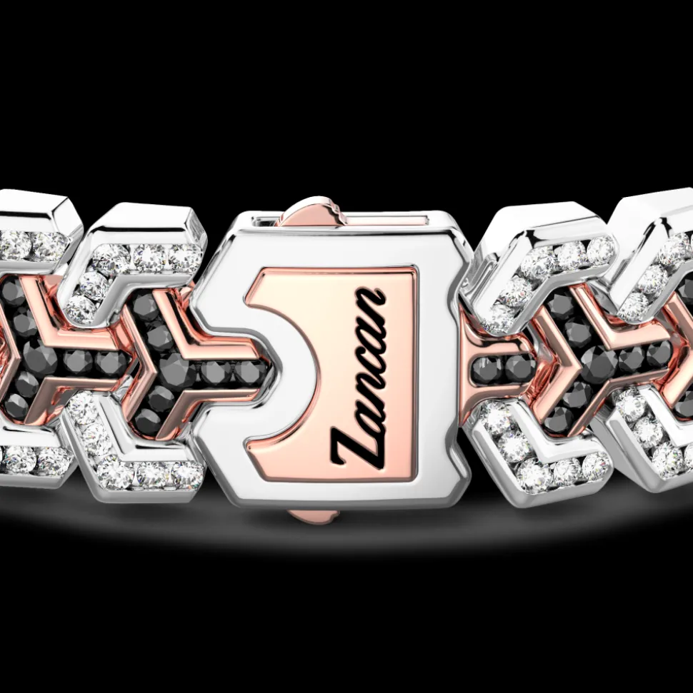 Bracciale Zancan in oro 18kt e diamanti.
