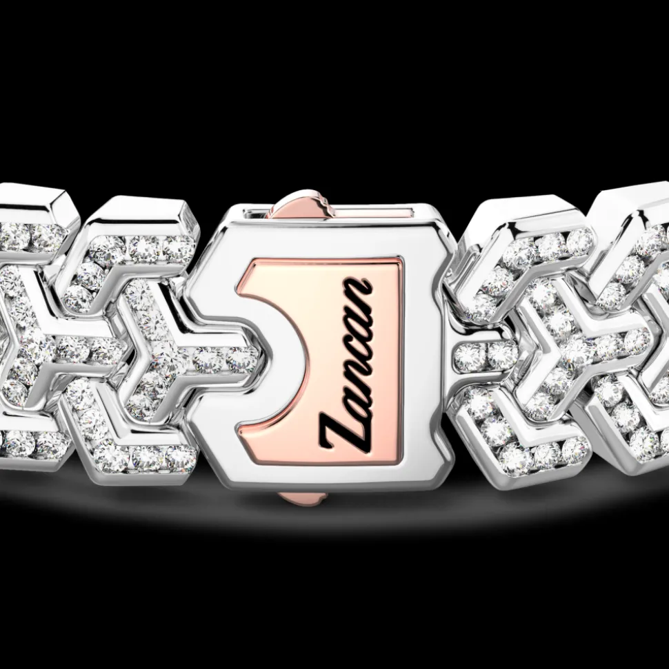 Bracciale Zancan in oro 18kt e diamanti.