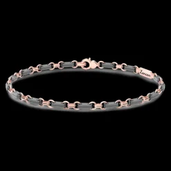 Bracciale Zancan in Titanio, Oro 18kt e Diamanti | Lusso Made in Italy