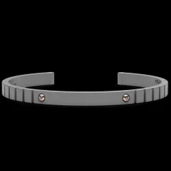 Bracciale Zancan in Titanio, Oro 18kt e Diamanti | Lusso Made in Italy