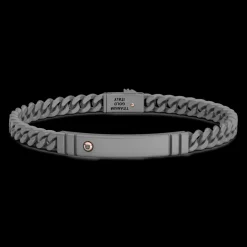 Bracciale Zancan in Titanio, Oro 18kt e Diamanti | Lusso Made in Italy