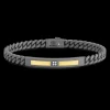Bracciale Zancan in Titanio e Oro 18 kt con Diamanti | Collezione Eternity Titanium