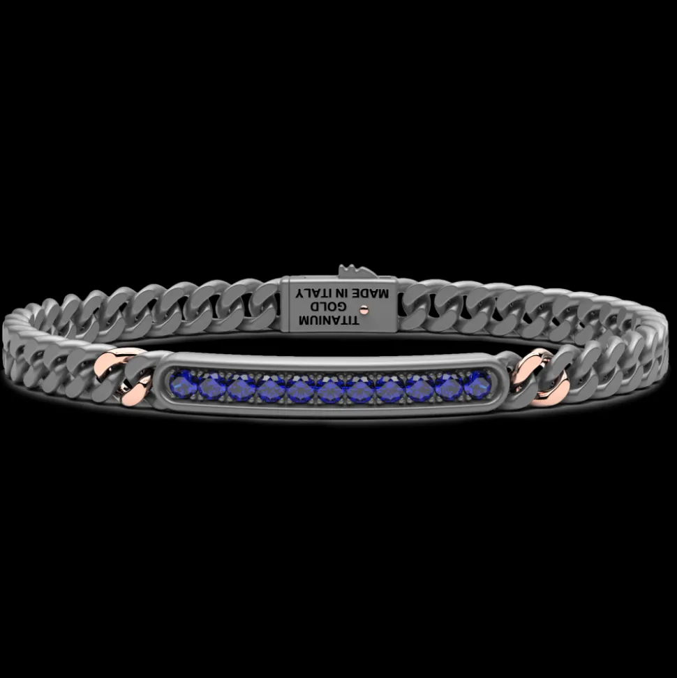 Bracciale Zancan in Titanio, Oro 18kt e Diamanti