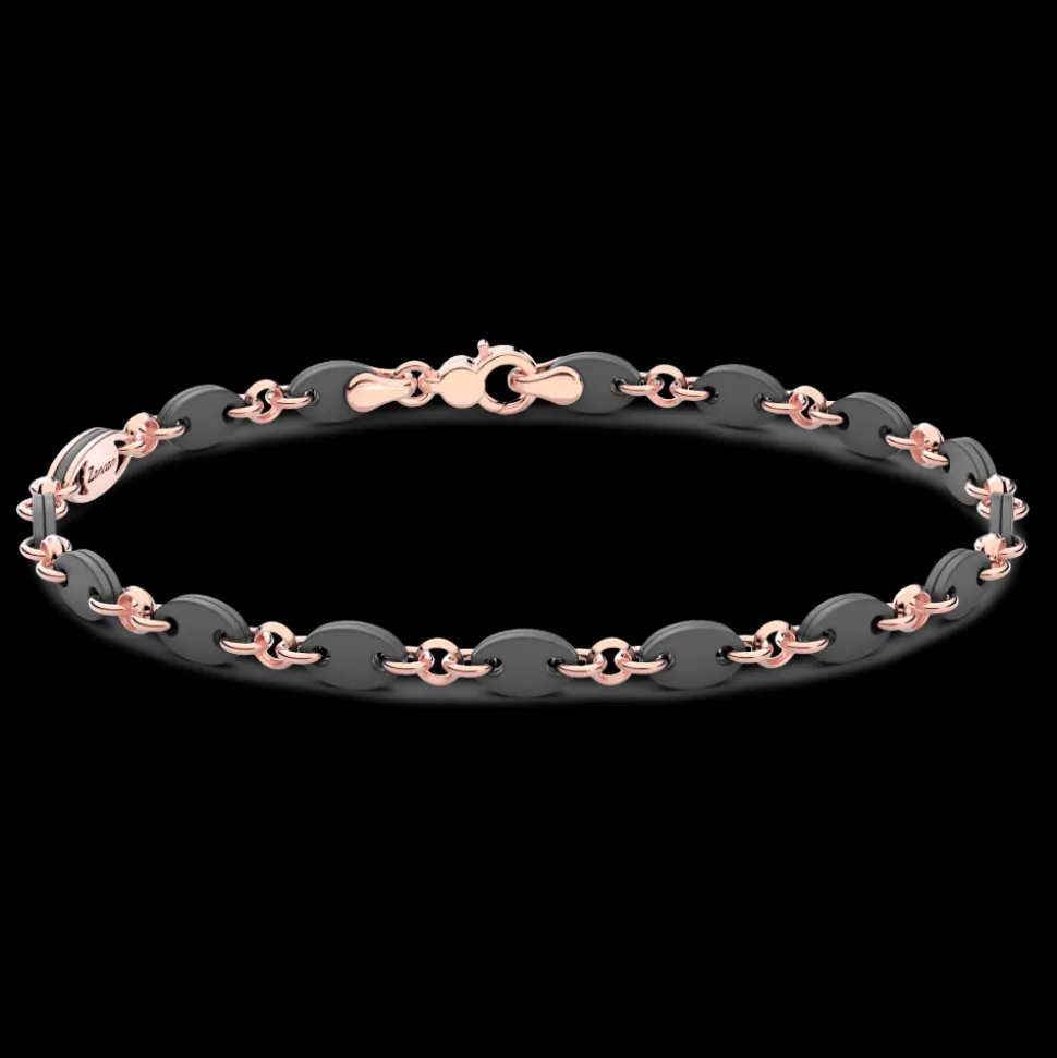 Bracciale Zancan in Titanio, Oro 18kt e Diamanti | Lusso Made in Italy