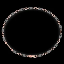 Bracciale Zancan in Titanio, Oro 18kt e Diamanti | Lusso Made in Italy