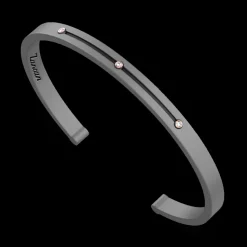 Bracciale Zancan in Titanio, Oro 18kt e Diamanti | Lusso Made in Italy