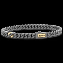 Bracciale Zancan in Titanio, Oro 18kt e Diamanti | Lusso Made in Italy