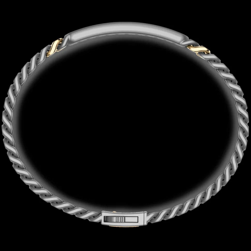 Bracciale Zancan in Titanio, Oro 18kt e Diamanti