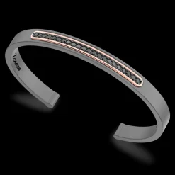 Bracciale Zancan in Titanio, Oro 18kt e Diamanti | Lusso Made in Italy