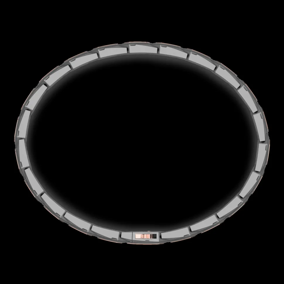 Bracciale Zancan in Titanio, Oro 18kt e Diamanti | Lusso Made in Italy