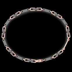 Bracciale Zancan in Titanio, Oro 18kt e Diamanti | Lusso Made in Italy