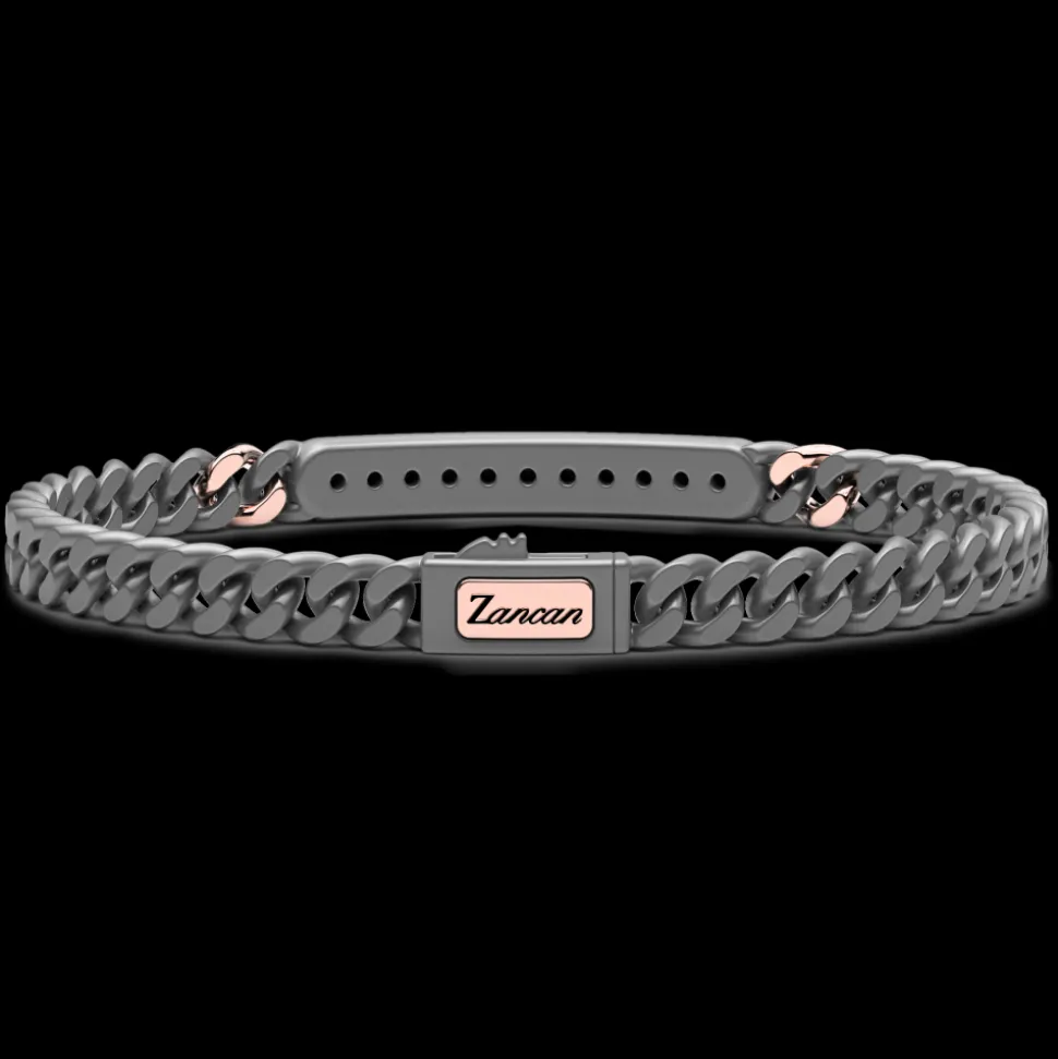 Bracciale Zancan in Titanio, Oro 18kt e Diamanti