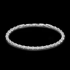 Bracciale Zancan morbido in argento a sfere.