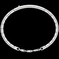 Bracciale Zancan semirigido in argento con zaffiro.