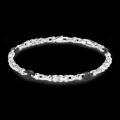 Bracciale Zancan solo maglia in argento e ceramica.
