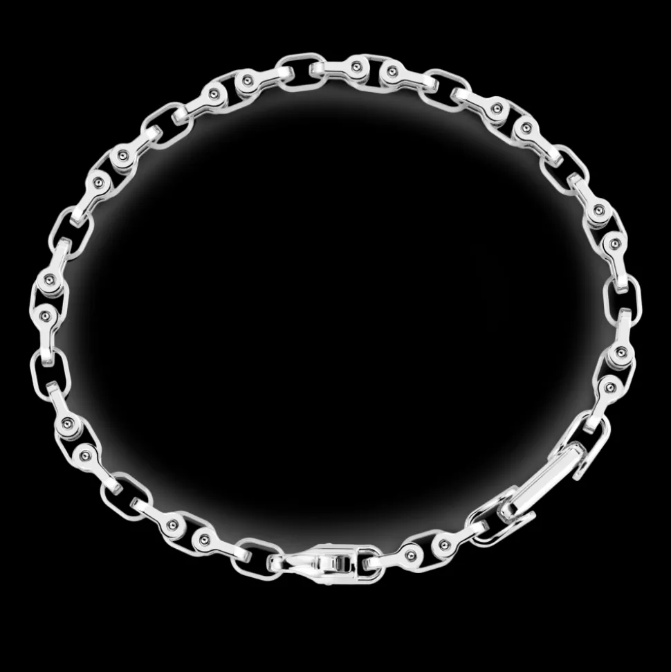 Bracciale Zancan solo maglia in argento.